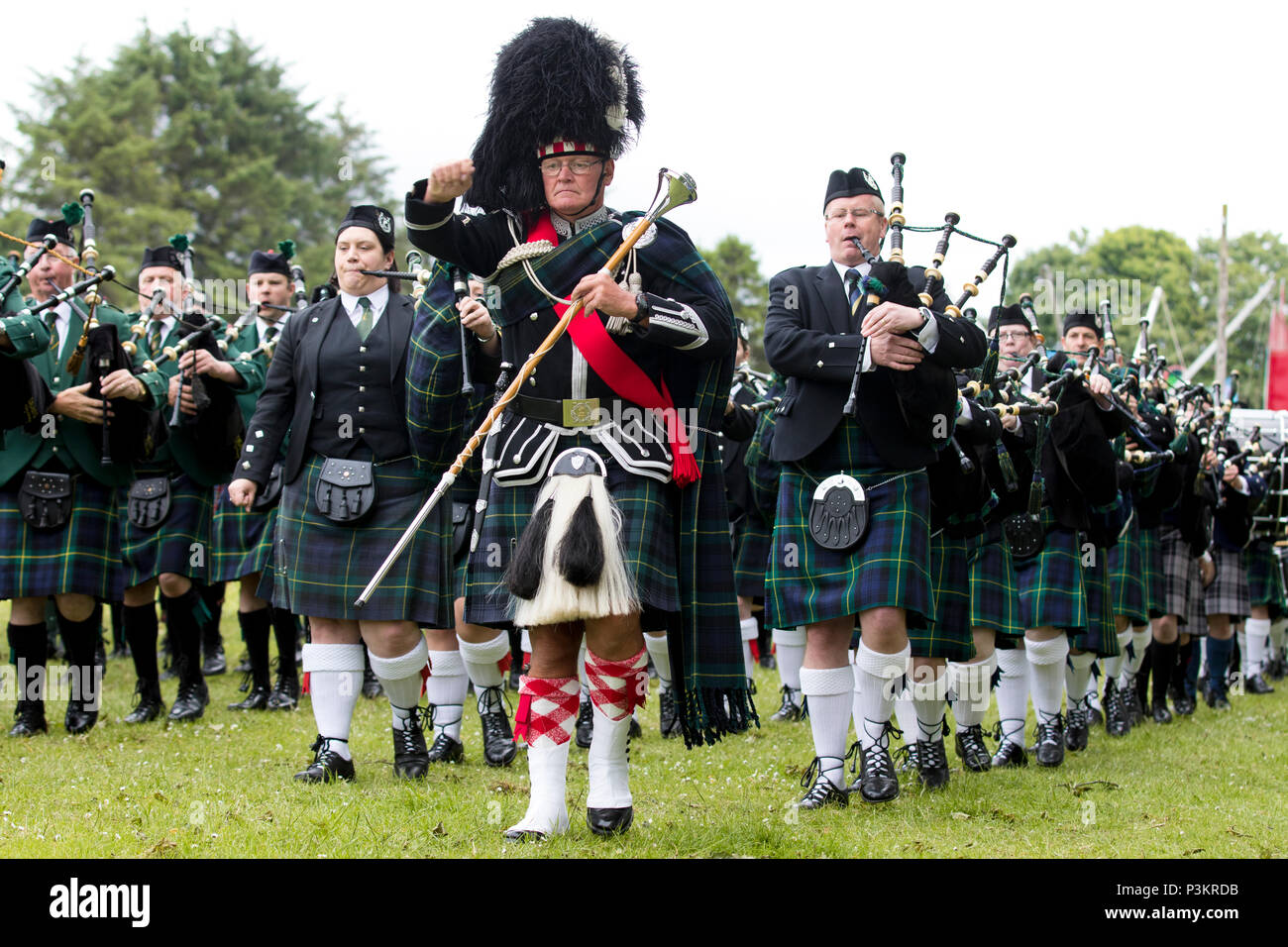 Pipe Band Drum Major Stock Photos & Pipe Band Drum Major Stock Images