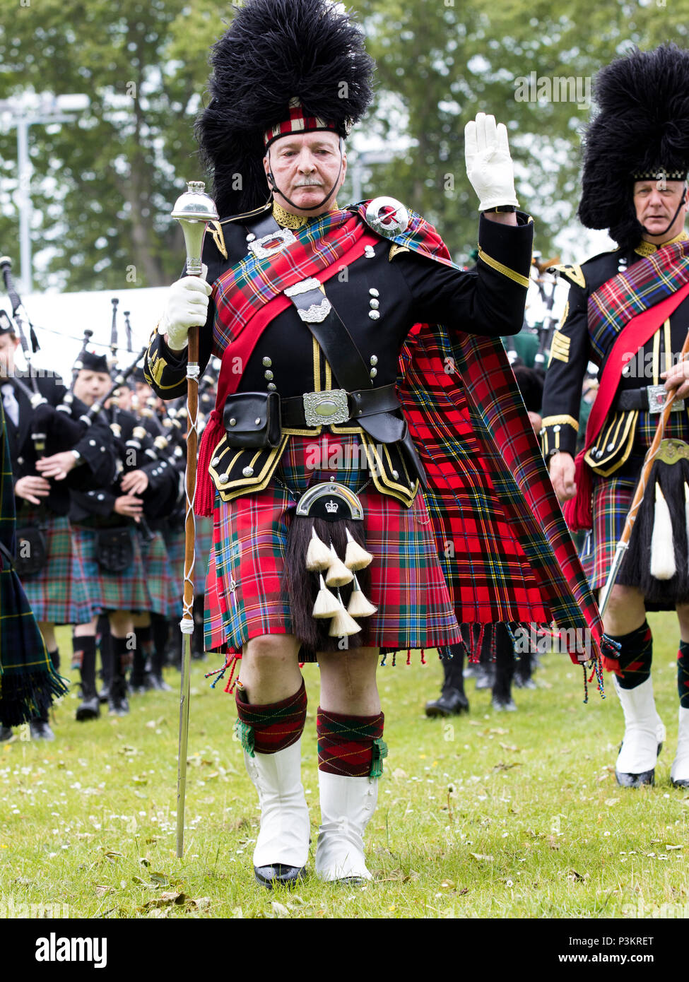 Pipe Band Drum Major Stock Photos & Pipe Band Drum Major Stock Images Alamy