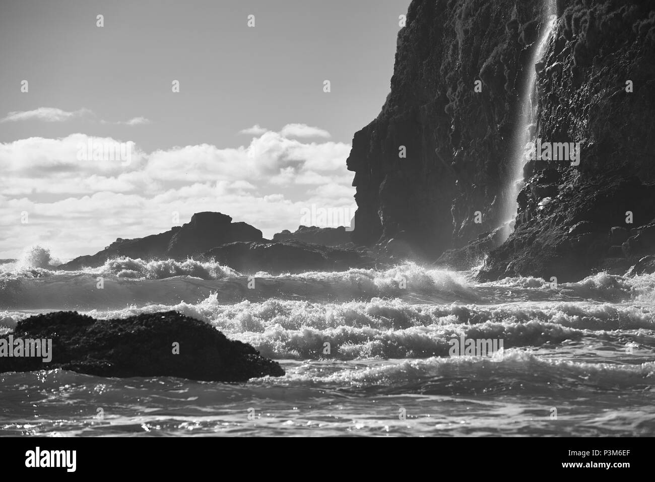 Oregon coast coastal Black and White Stock Photos & Images - Alamy