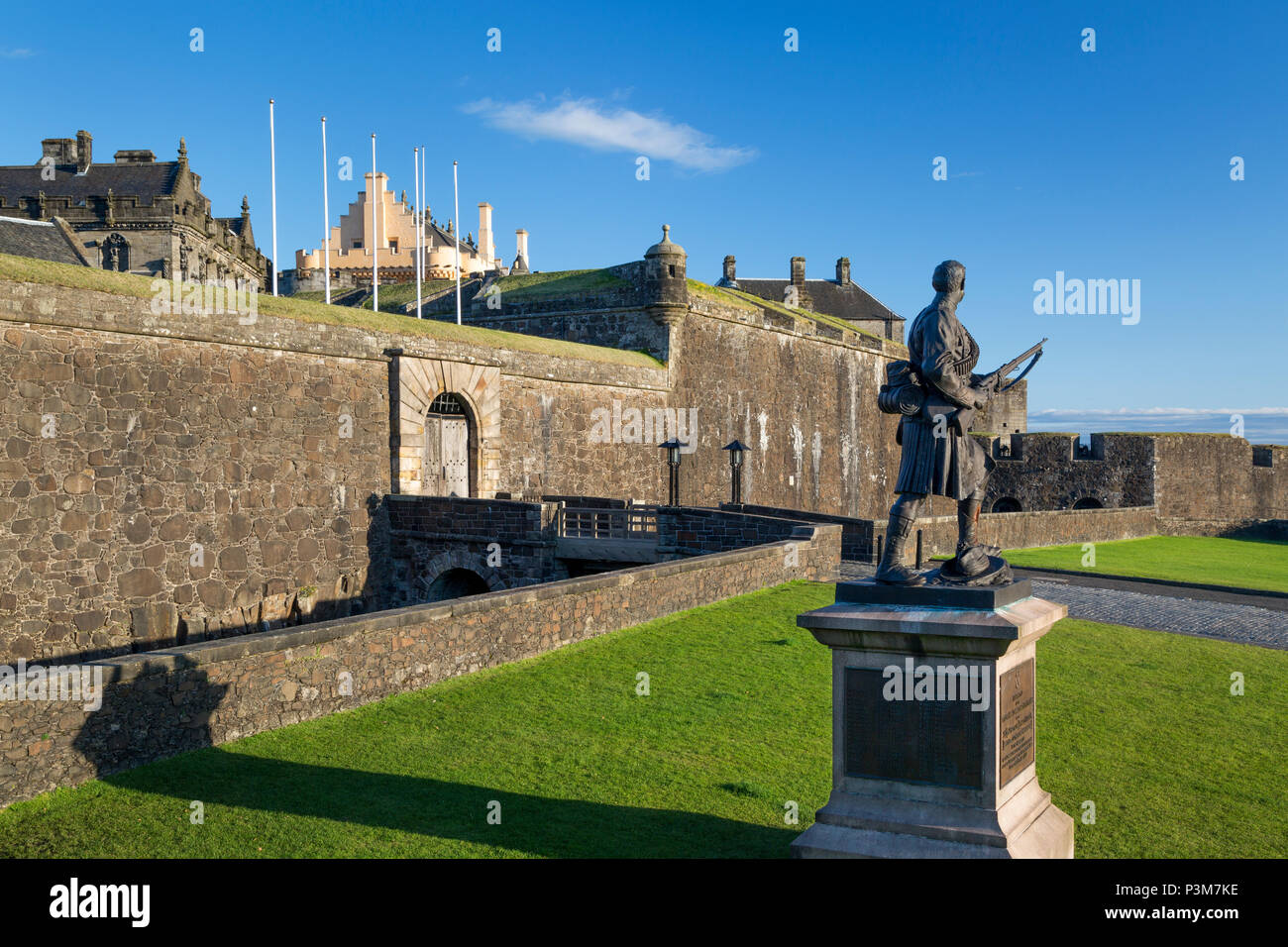 Memorial at Stirling Castle to Highland soldiers lost during South African (Boer) War (1899-1902), Stirling, Scotland, UK Stock Photo