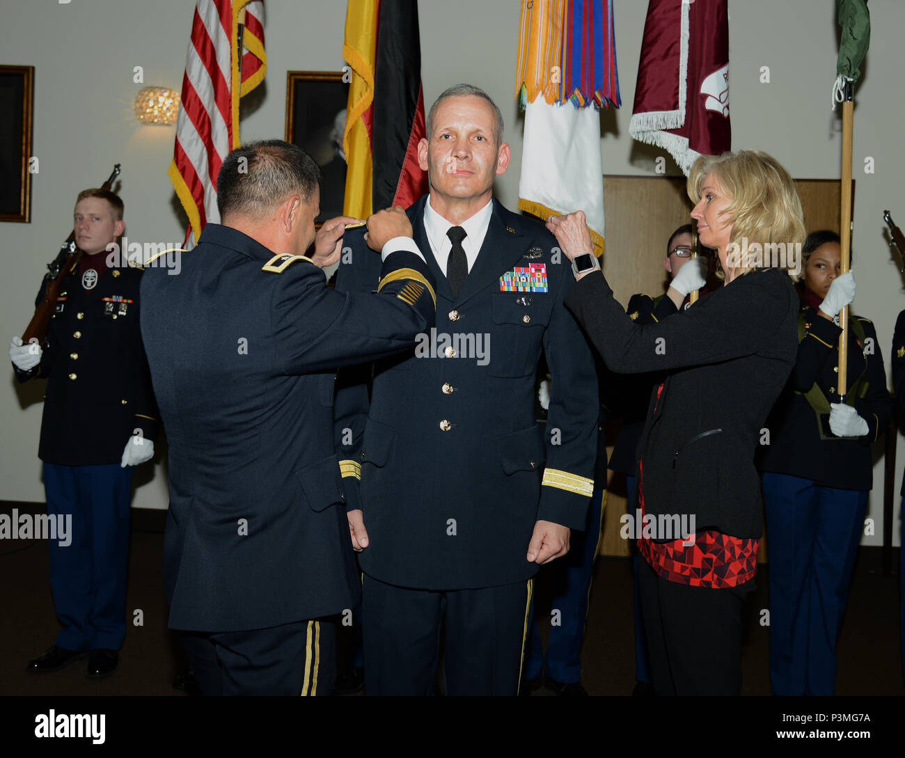 Newly promoted Brig. Gen. Dennis LeMaster, commander, Regional Health ...