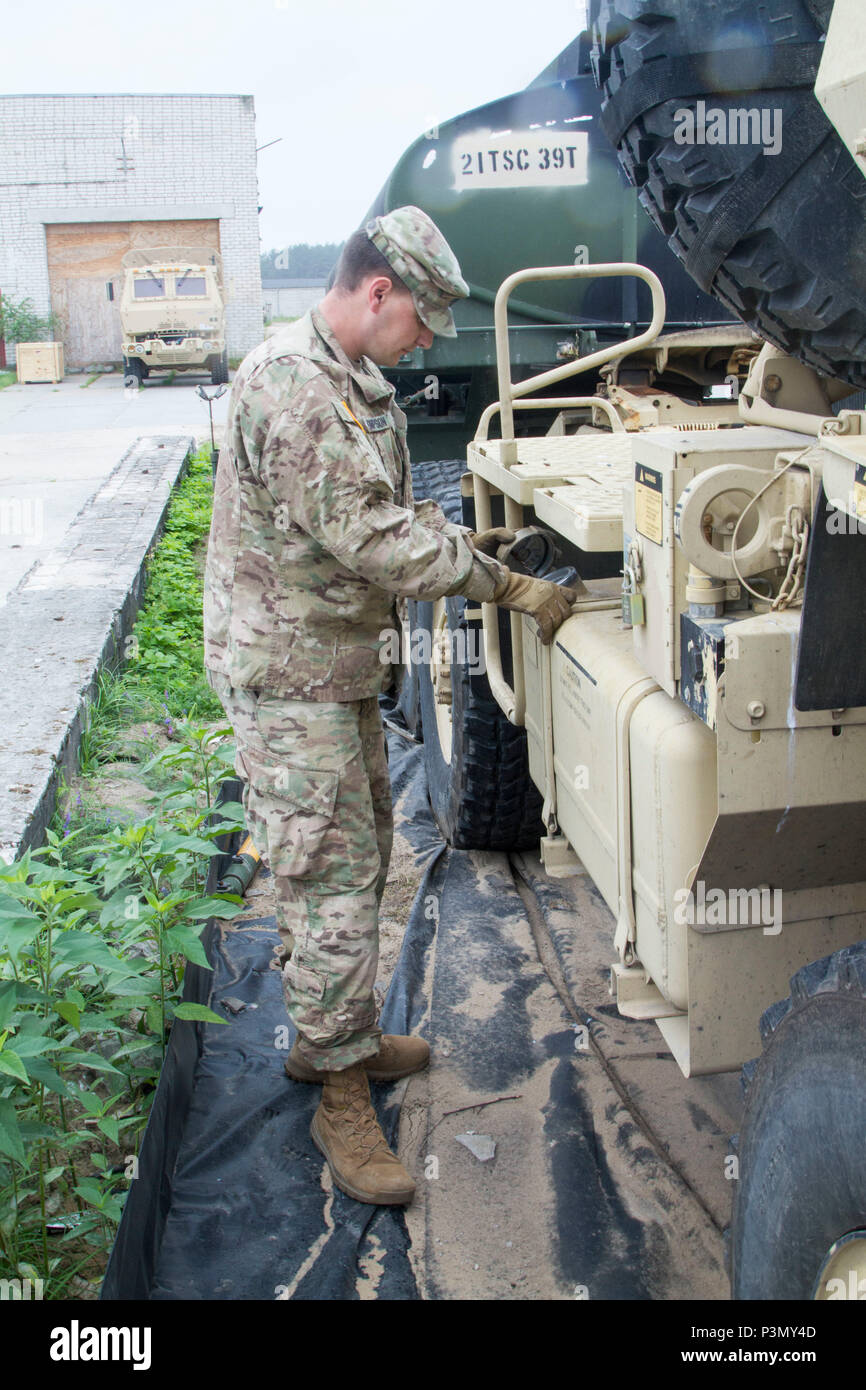 U.S. Army Spc. Thurman Thompson, a native of Wildwood, NJ, a Motor ...