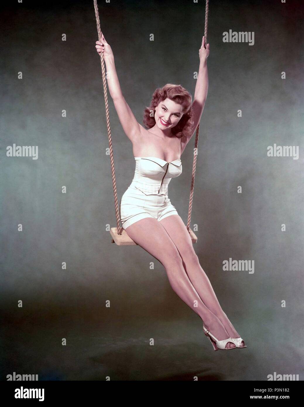 Stars: DEBRA PAGET. Stock Photo