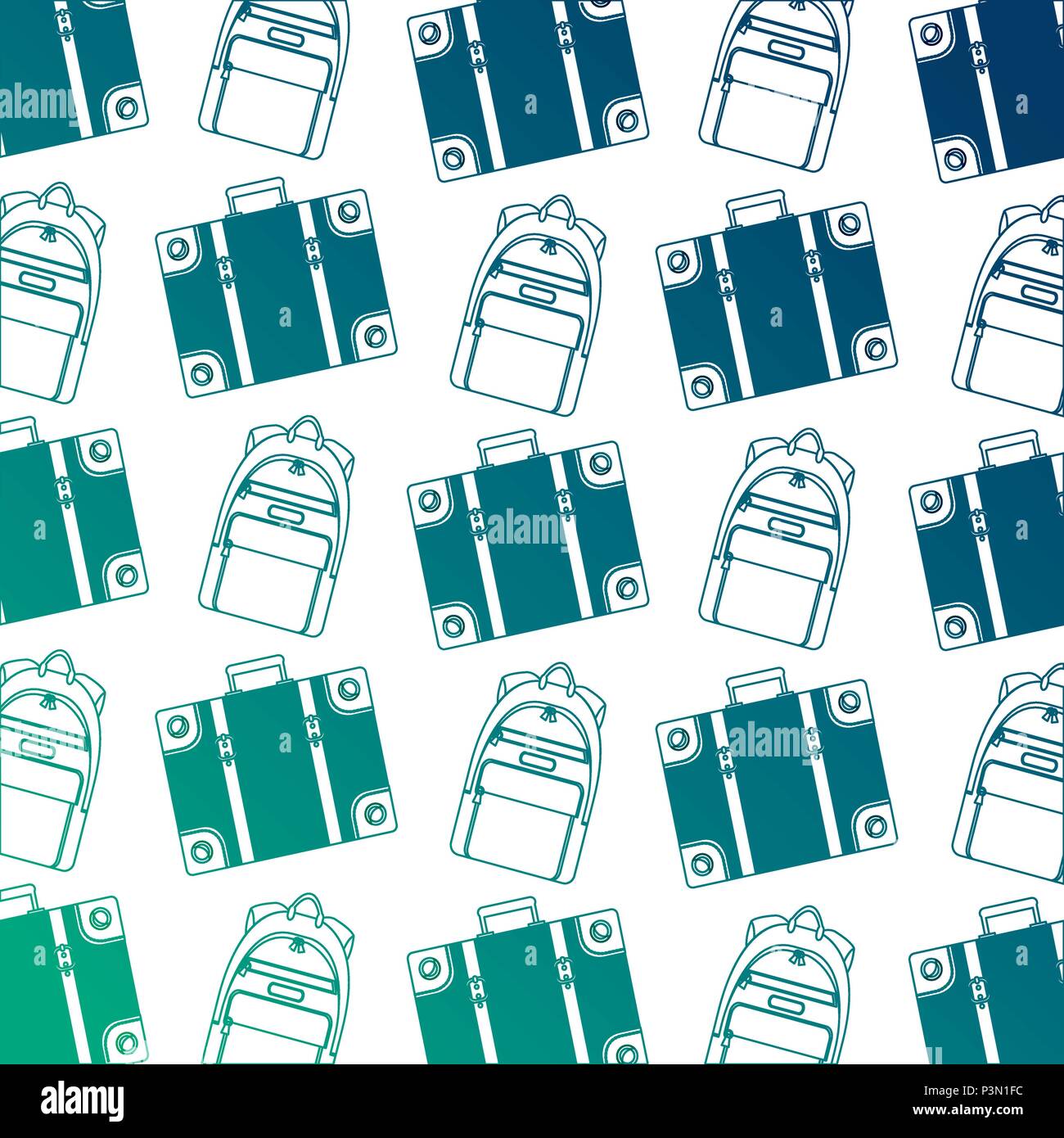 travel tourism set icons pattern background Stock Vector Image & Art ...