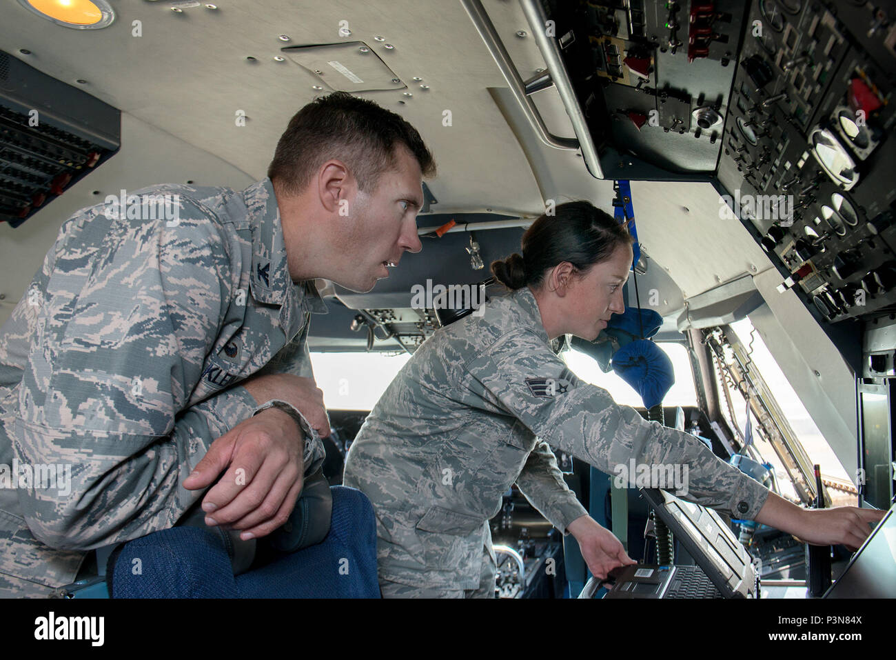 U.S. Air Force Senior Airman Kayla Browne, an electrical and environmental systems specialist