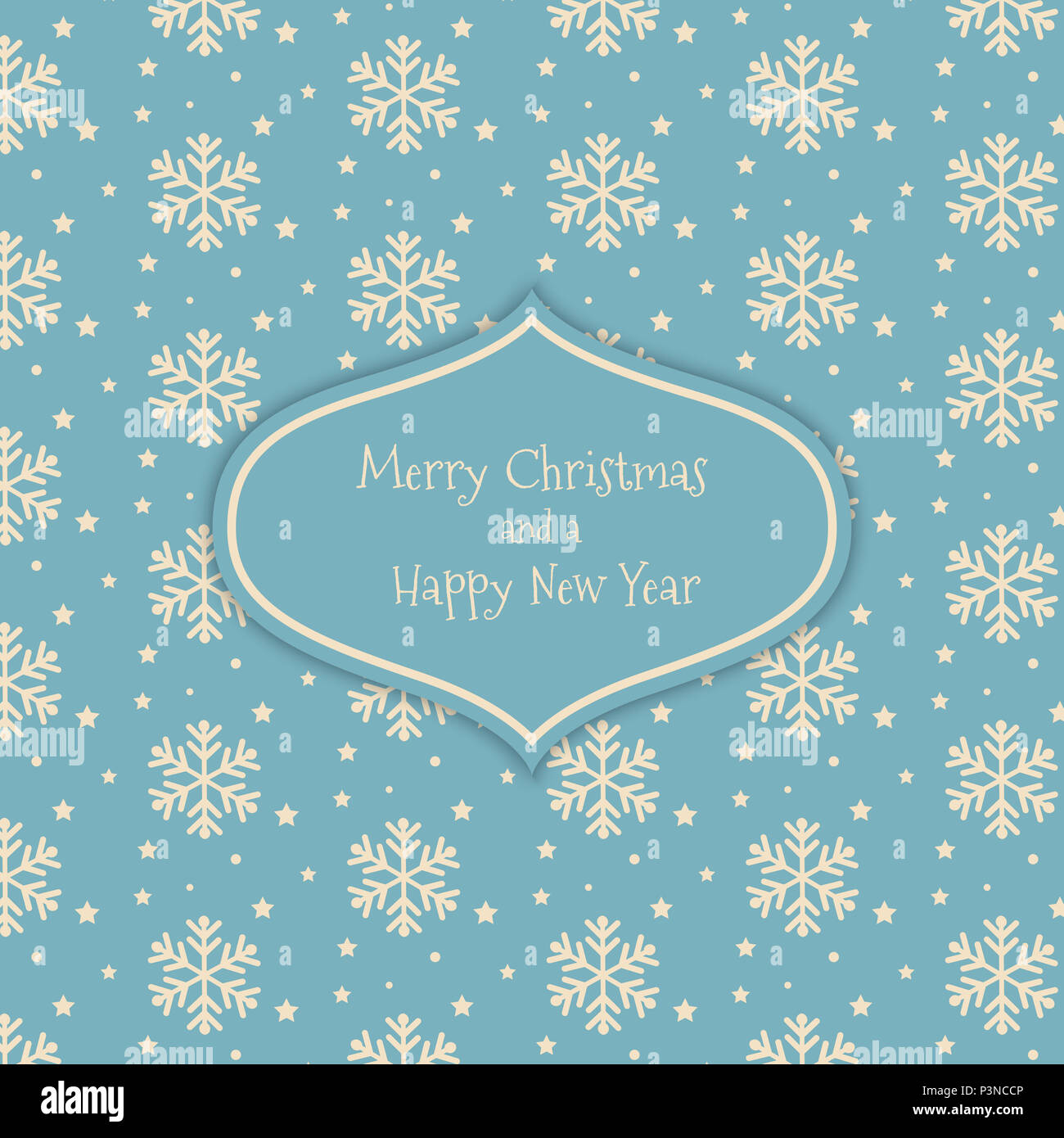 Christmas background with snowflakes design Stock Photo - Alamy