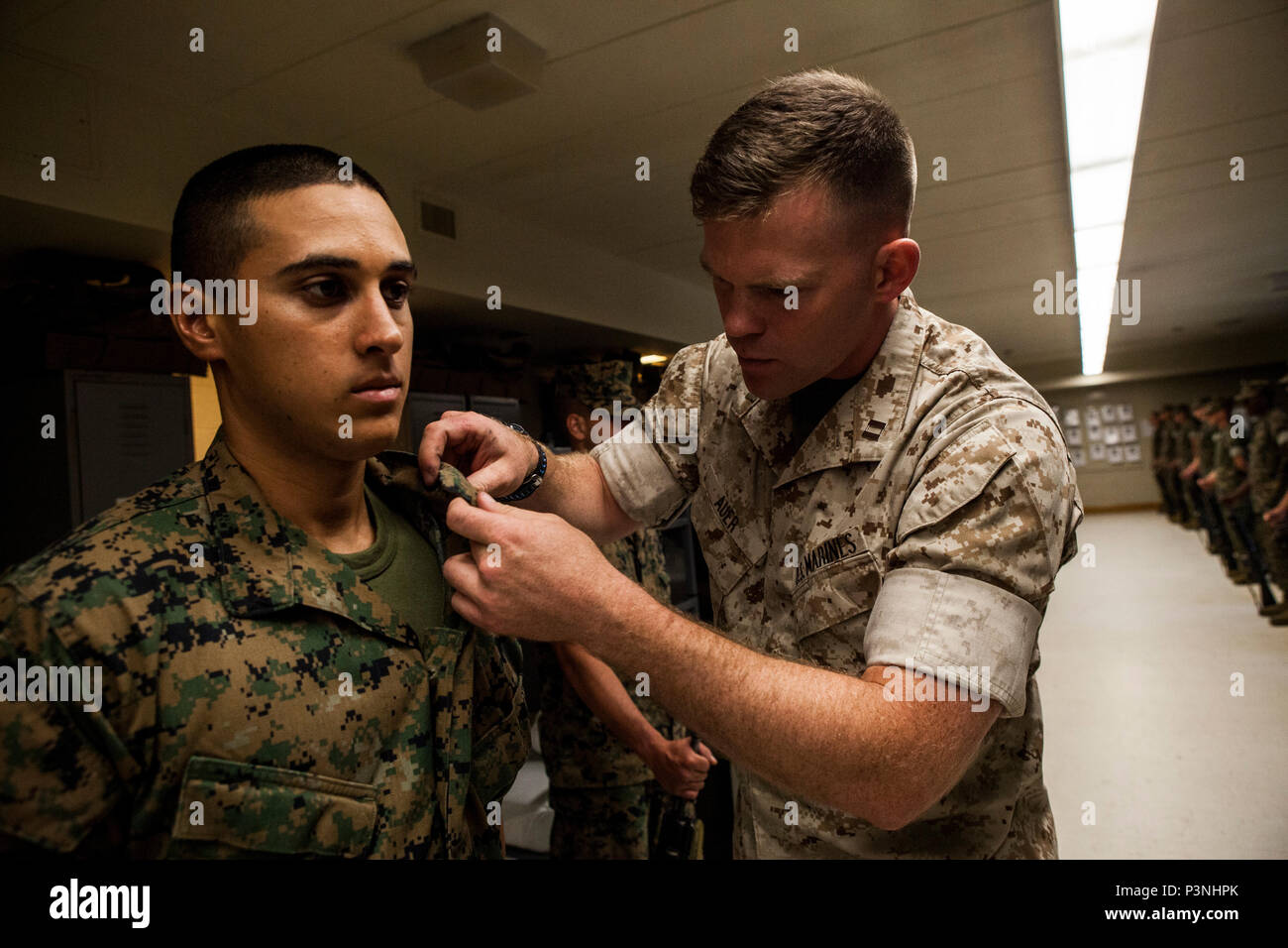 Platoon commanders inspection hi-res stock photography and images - Alamy