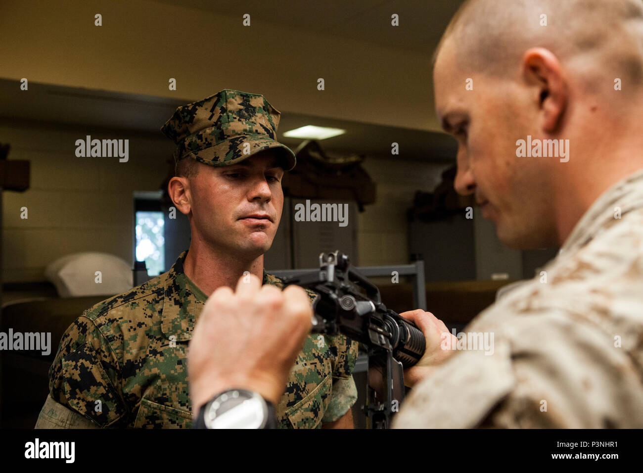Platoon commanders inspection hi-res stock photography and images - Alamy