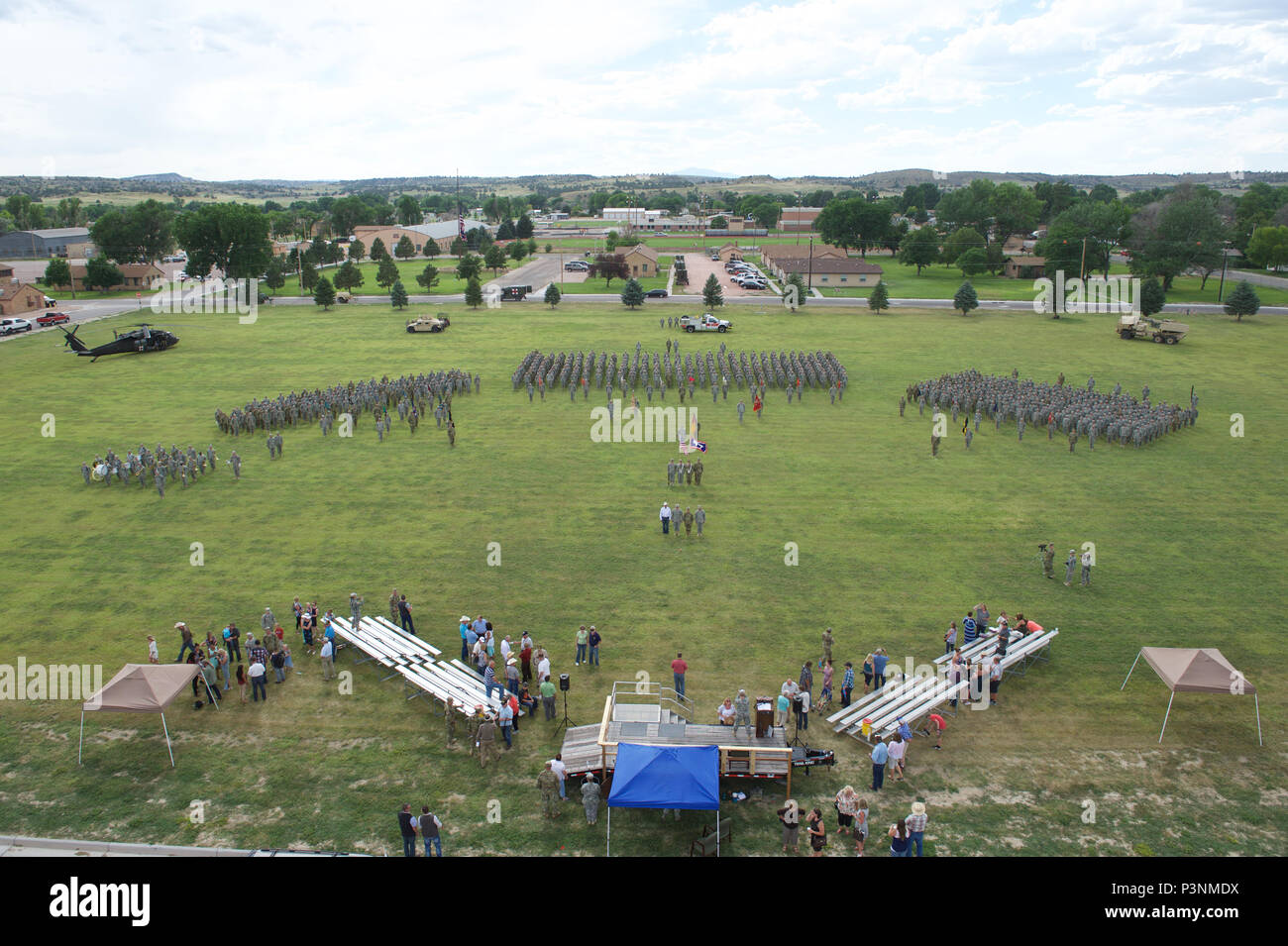 Governor Matt Mead, commander in chief of the Wyoming Army National