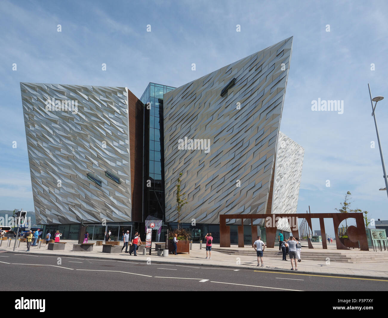 BELFAST UK CIRCA JUNE 2018 Titanic Belfast Centre On The Site Of belfast-uk-circa-june-2018-titanic-belfast-centre-on-the-site-of
