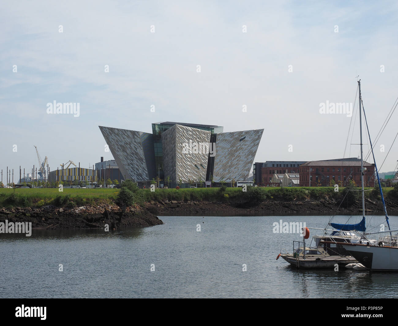 BELFAST UK CIRCA JUNE 2018 Titanic Belfast Centre On The Site Of belfast-uk-circa-june-2018-titanic-belfast-centre-on-the-site-of