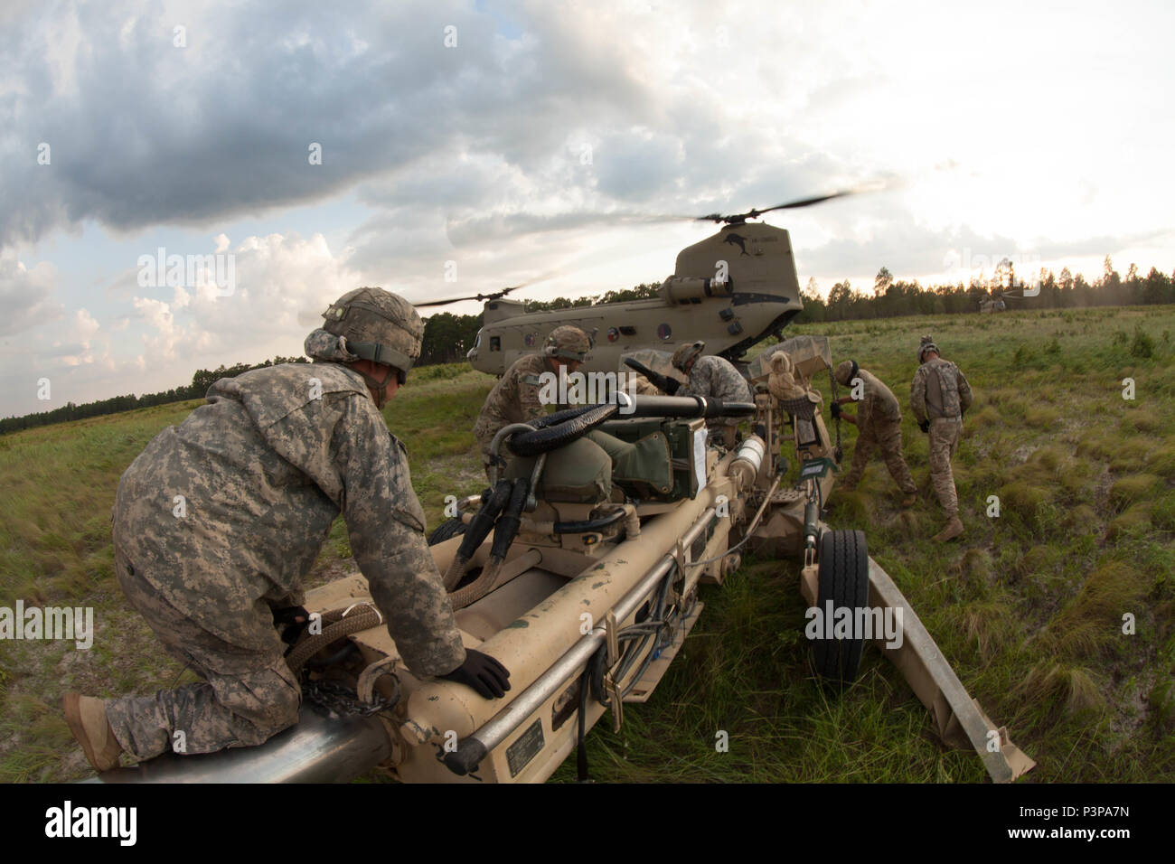 Soldiers of the 2-319th Airborne Field Artillery Regiment (AFAR), 2nd ...
