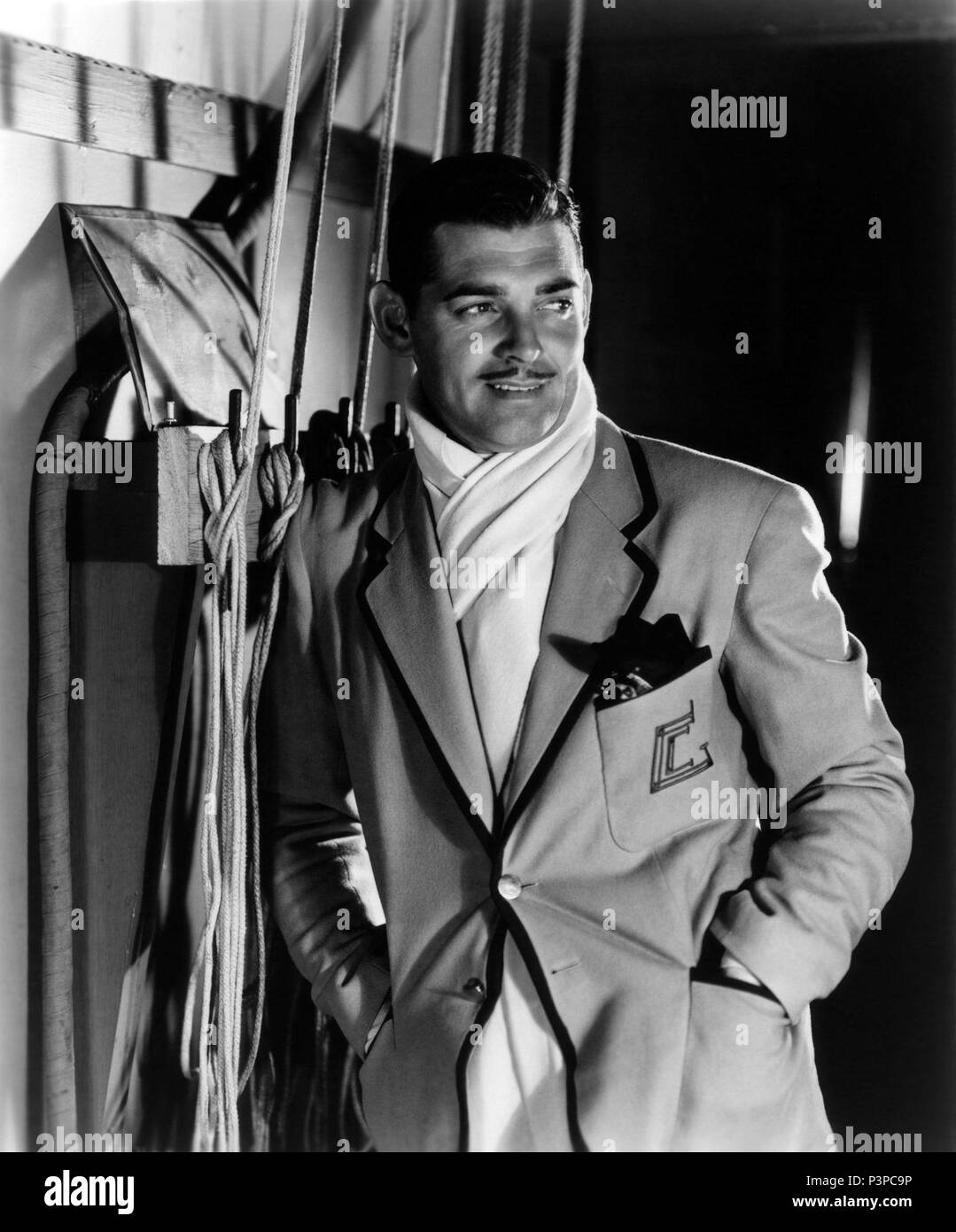 Stars: CLARK GABLE. Stock Photo