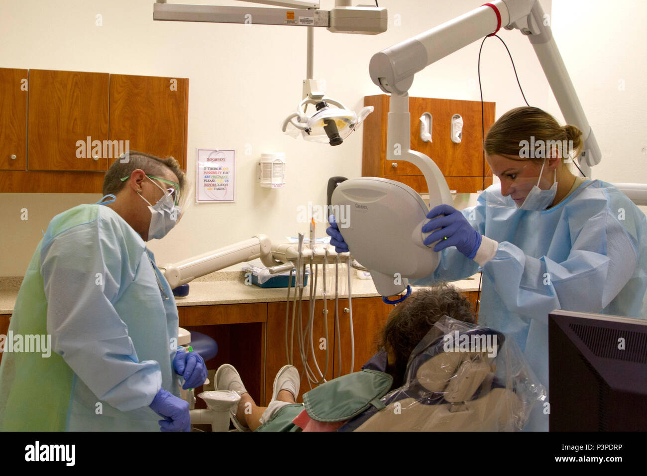 FORT THOMPSON, S.D. Spc. Samantha Davis, of the 7239th Medical