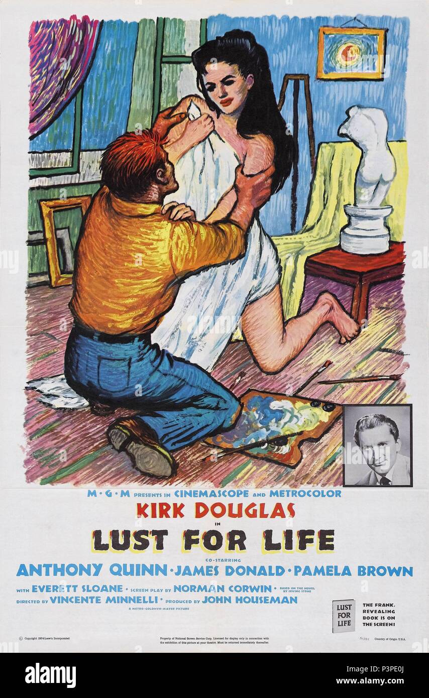 Original Film Title: LUST FOR LIFE.  English Title: LUST FOR LIFE.  Film Director: VINCENTE MINNELLI.  Year: 1956. Credit: M.G.M / Album Stock Photo