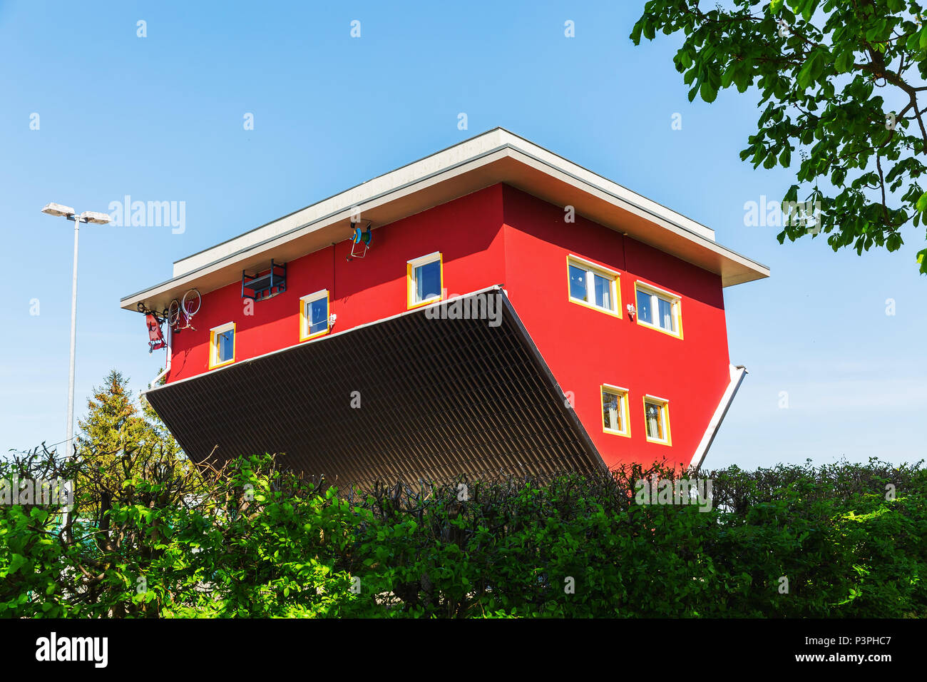 Upside Down House Germany Stock Photos Upside Down House Germany