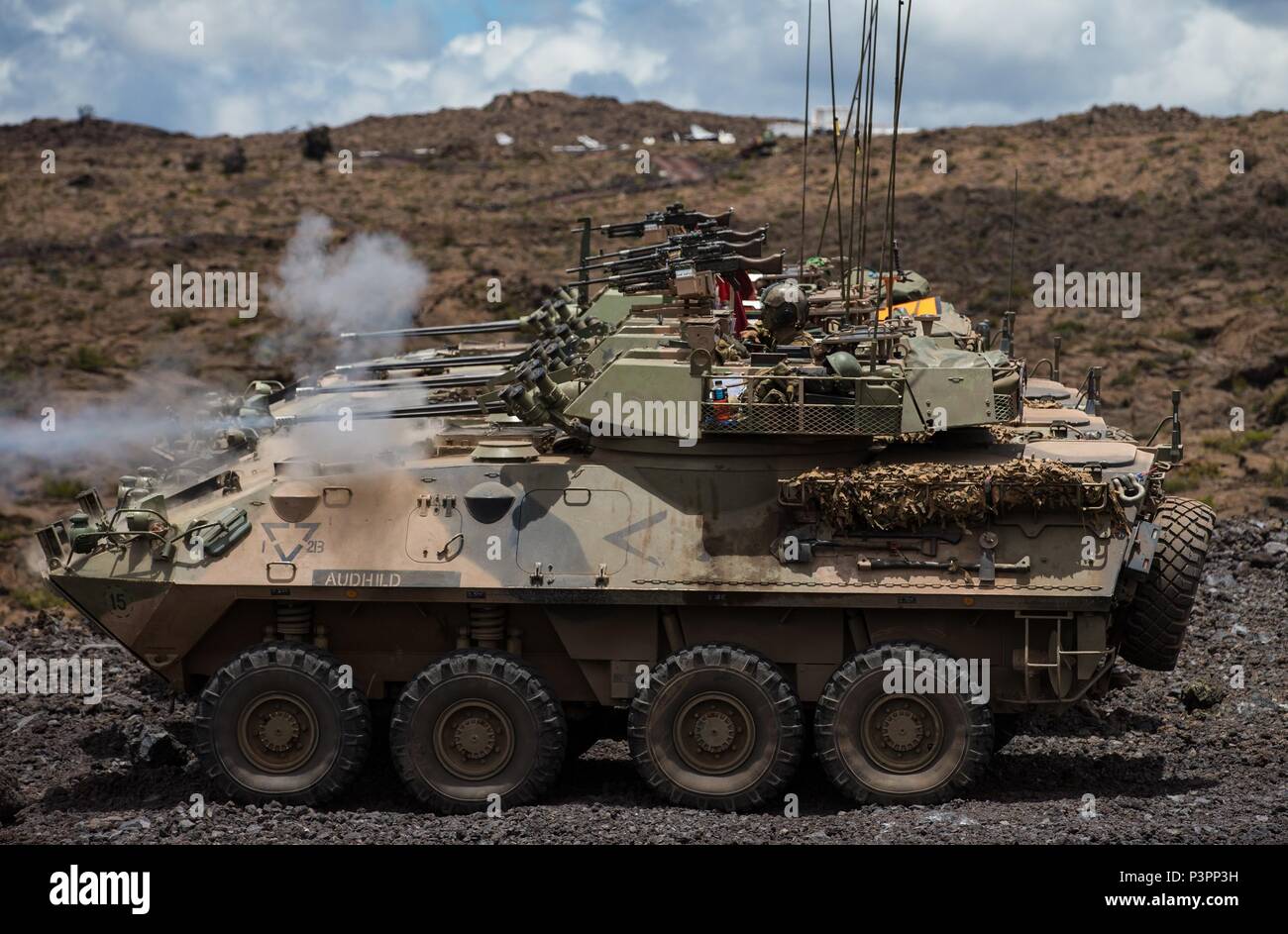 Australian Army Light Armoured Vehicles from the 2nd Cavalry Regiment