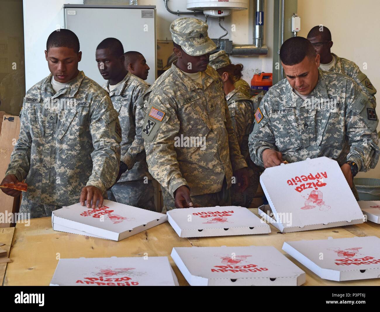 U.S. Army Reserve soldiers from the 841st Engineer Battalion, dig into