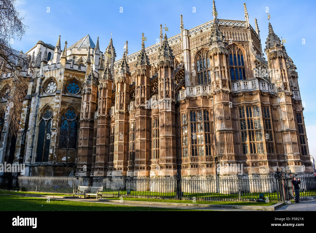 Henry VII's Lady Chapel of Westminster Abbey, the great masterpiece of English medieval Perpendicular Gothic architecture. Stock Photo