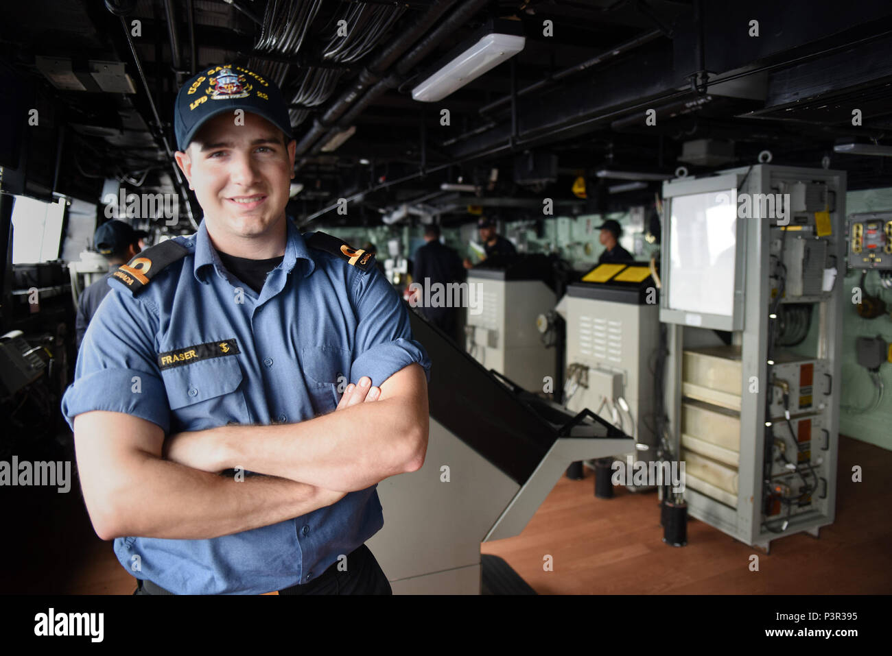 Acting Sub Lieutenant Jeremie Fraser Hometown: Saint-Jen-sur-richelieu,  Quebec, Canada Fraser, who served four years of infantry in the Army before  Attending the Royal Navy College of Canada has been riding aboard USS