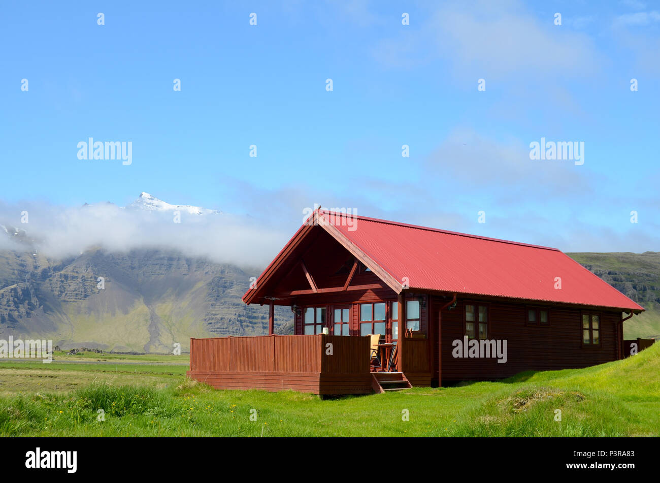house in iceland Stock Photo