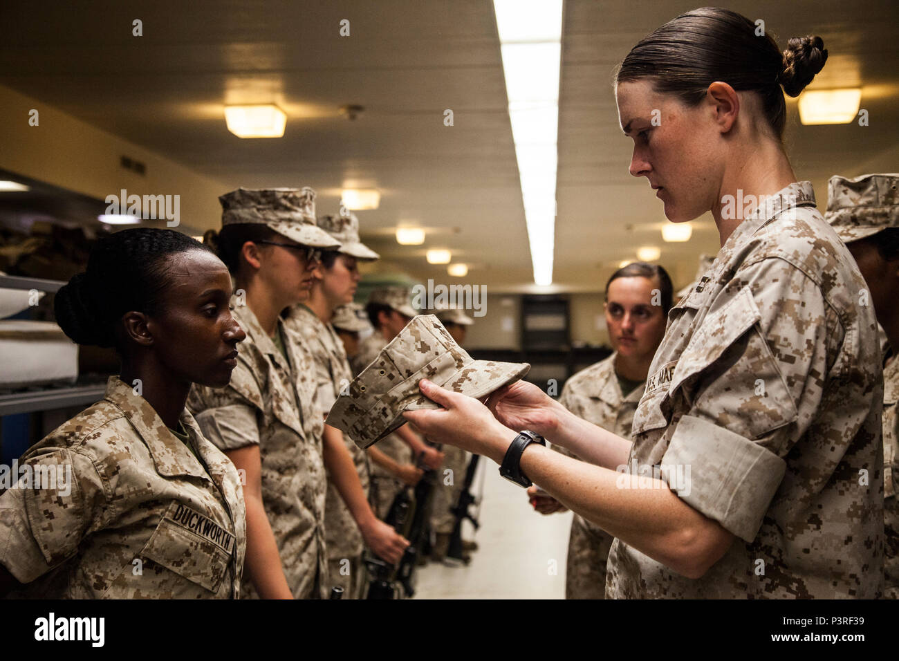 Platoon commanders inspection hi-res stock photography and images - Alamy