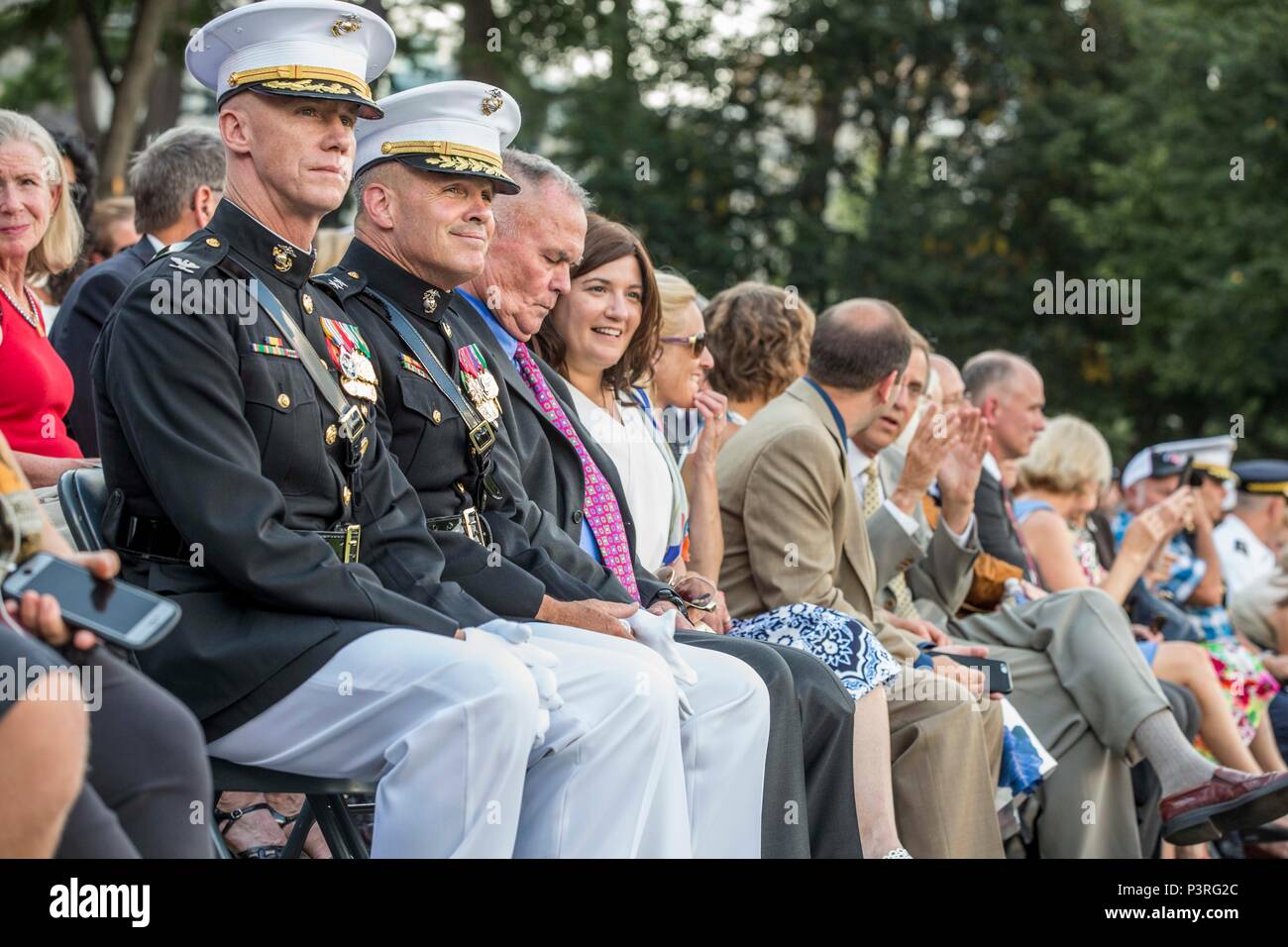 From left, U.S. Marine Corps Col. Tyler J. Zagurski, commanding officer