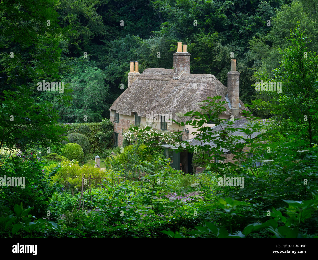 Thomas Hardy's Cottage, in Higher Bockhampton, Dorset Stock Photo