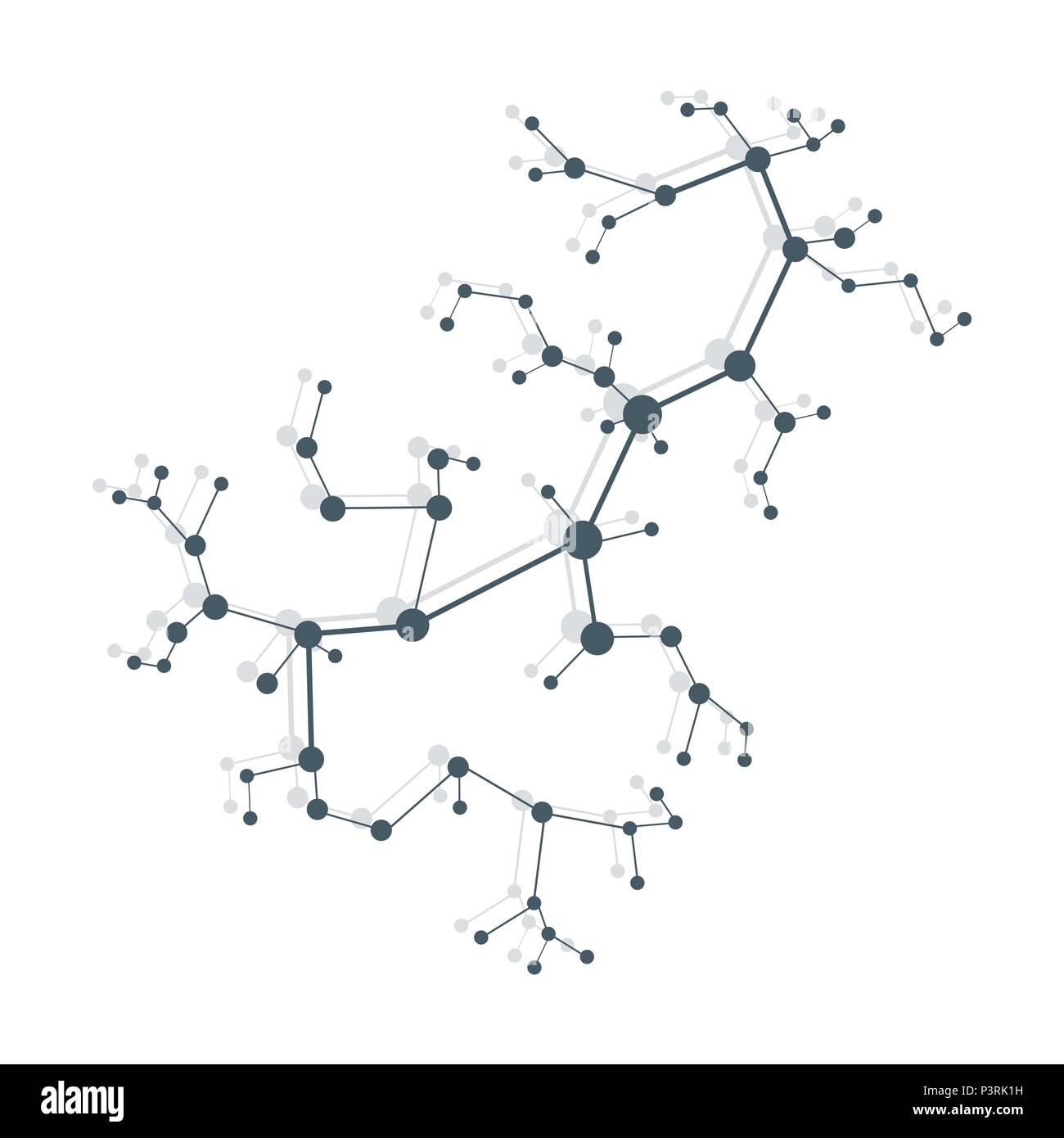 Structure of molecule and communication. Scientific concept. Medical ...