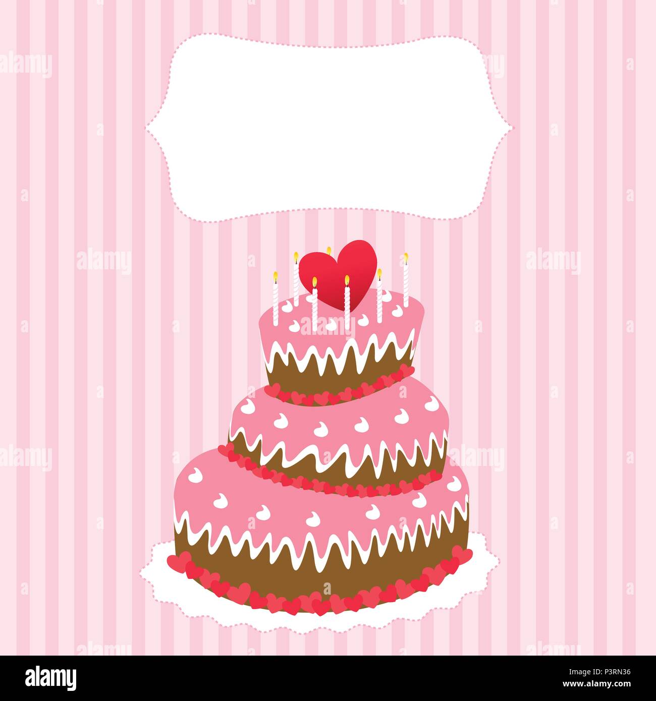 Wedding cake, valentine’s day Stock Vector Image & Art - Alamy