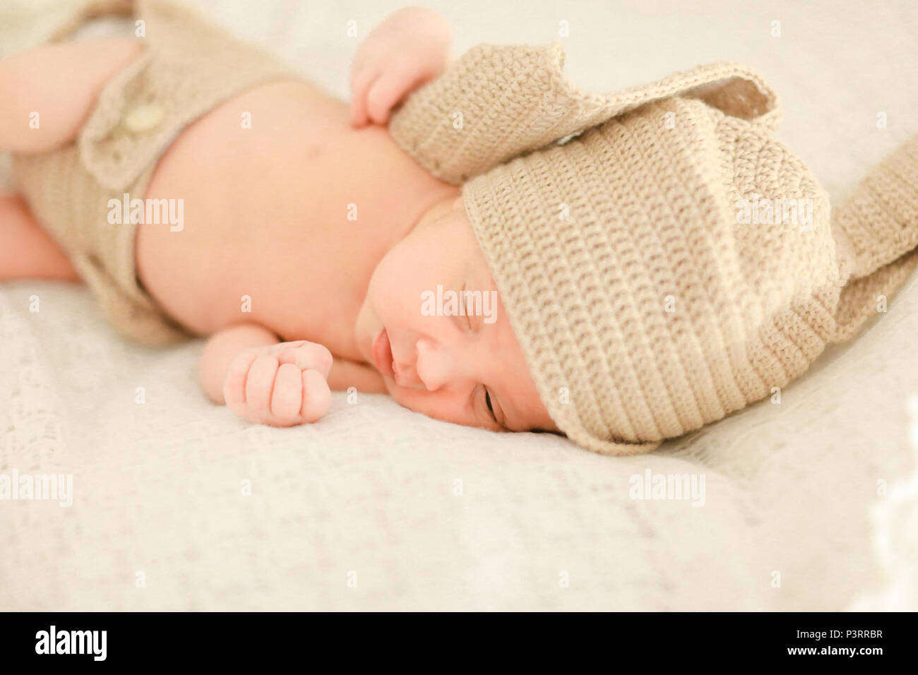 newborn baby wearing clothes