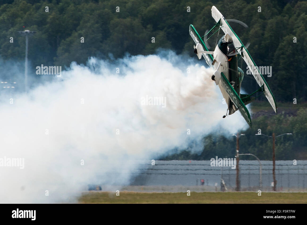 Jason Newburg flies his modified Pitts S25 known as the Viper during