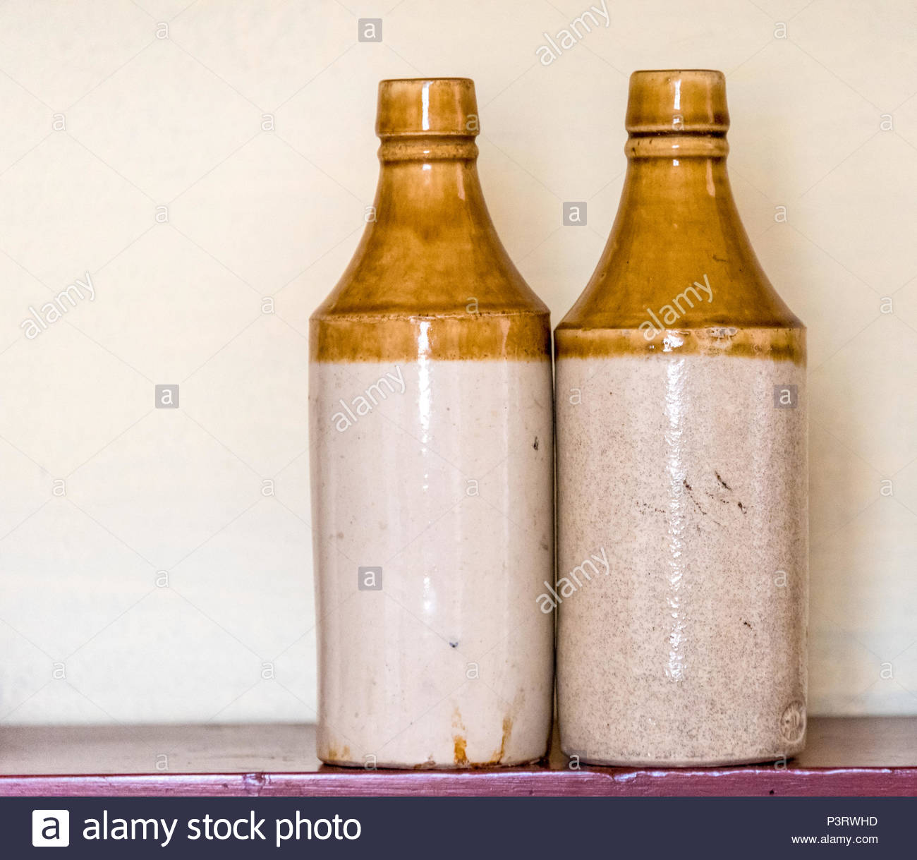 Cuban Ceramic Clay Bottles Old Colonial Ceramic Bottles For