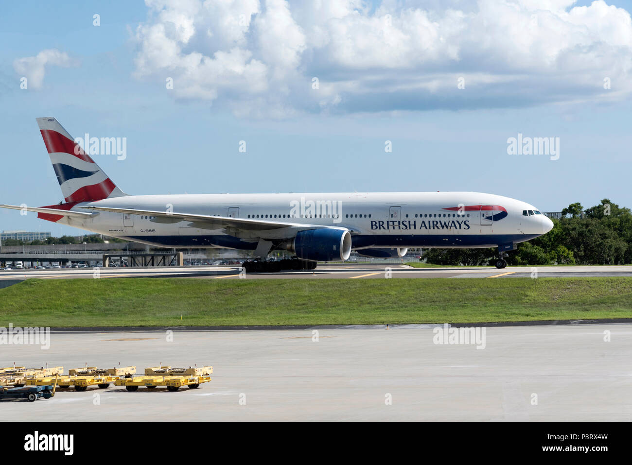 Tampa International Airport, Florida, USA. 2018. A British Airways