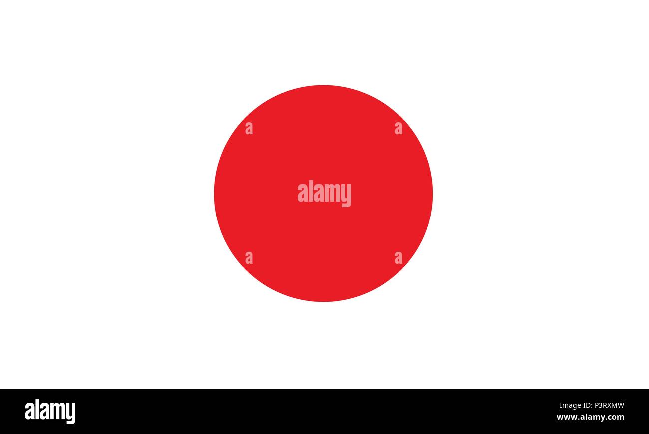 flag of japan Stock Vector Image & Art Alamy