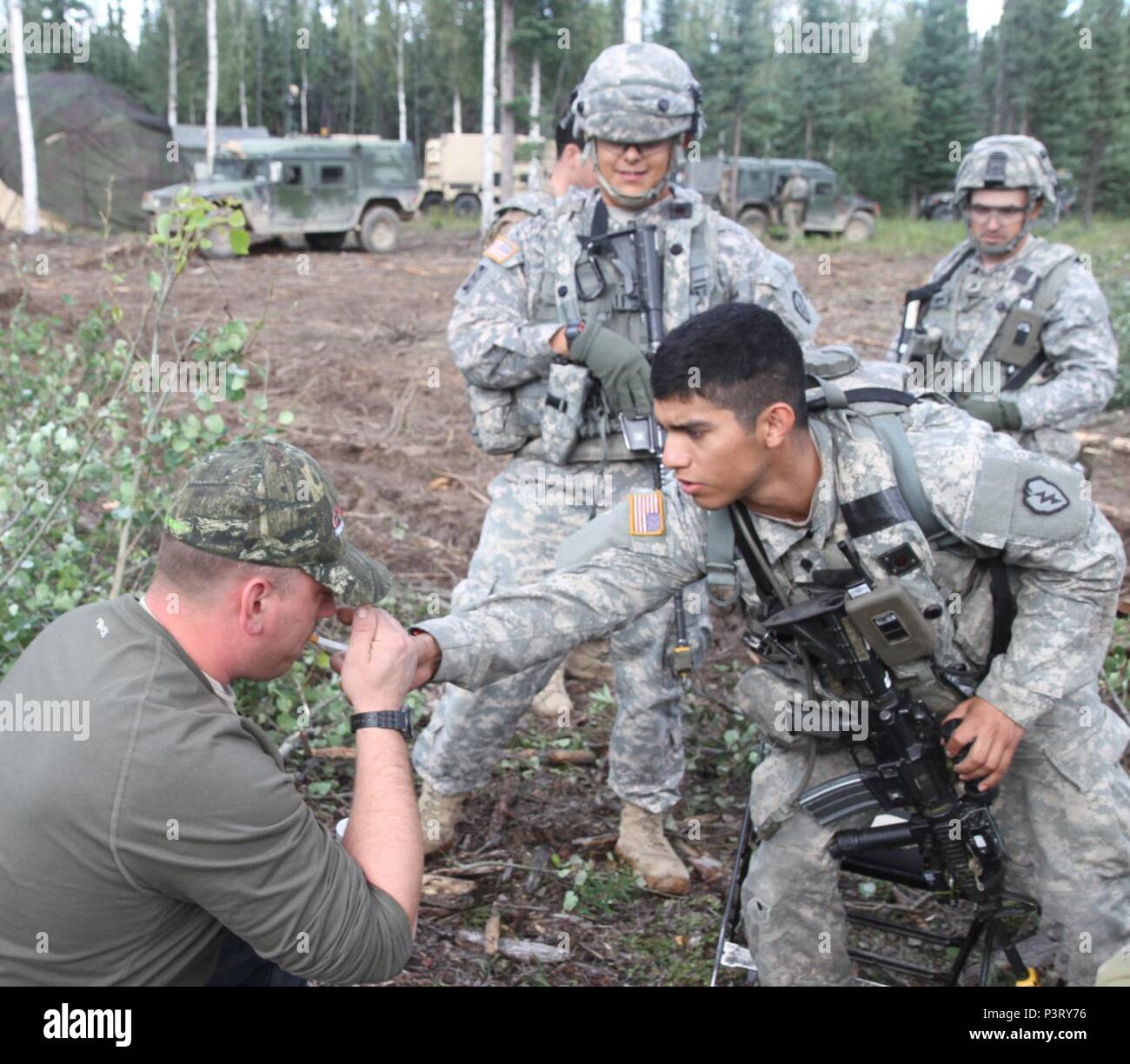 Iowa Army National Guard Sgt. Jesse M. Ries of Center Point, Iowa with