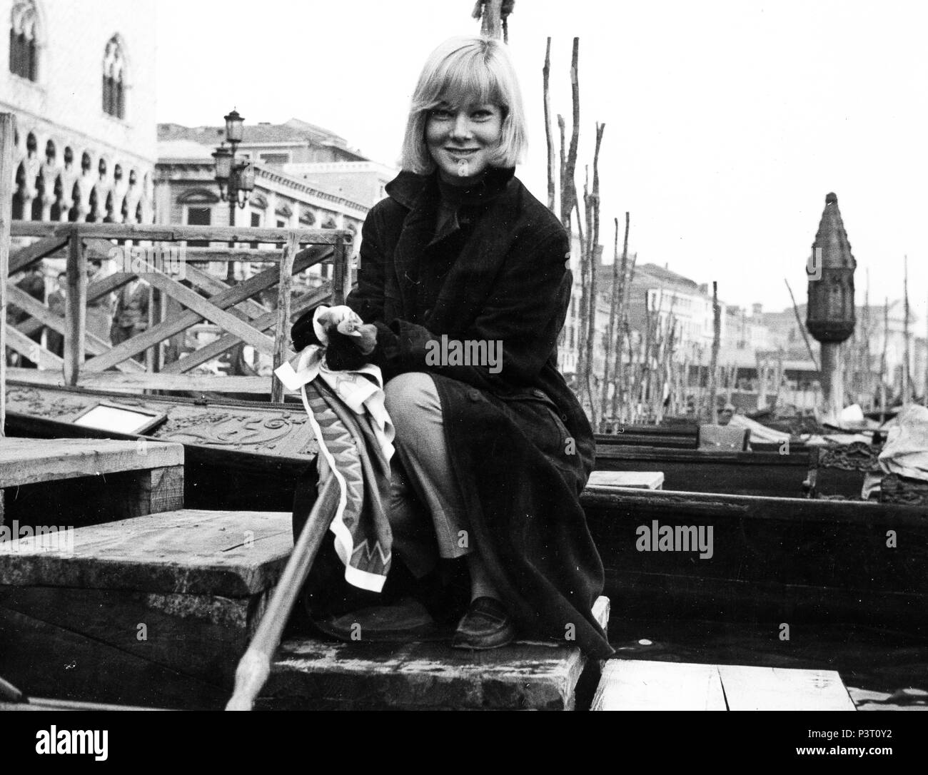 may britt, venice, 60s Stock Photo