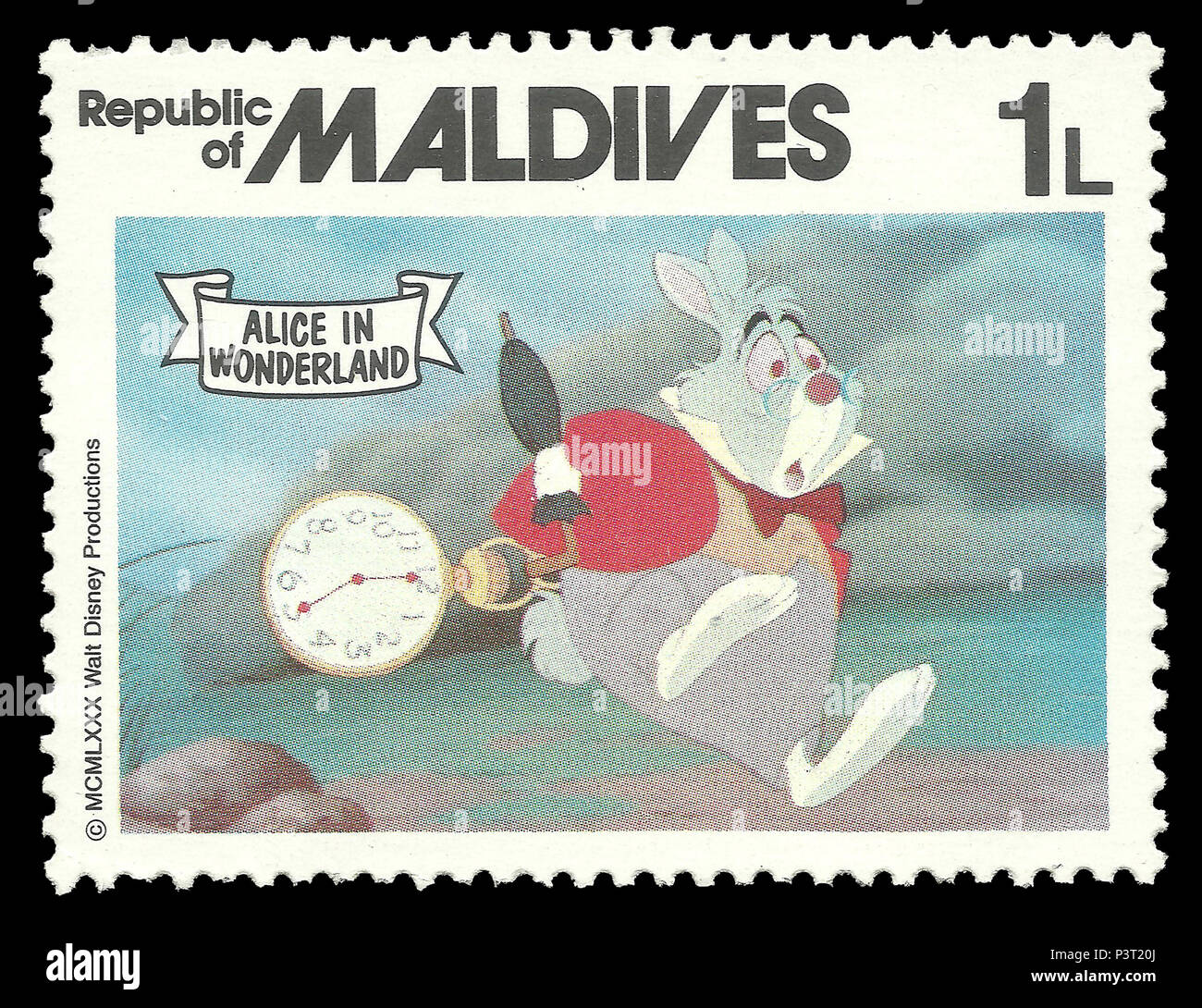 ディズニー1980年　POSTAGE STAMPS MDS379A - 1980 Disney's Alice in Wonderland, Mint, Set of 9