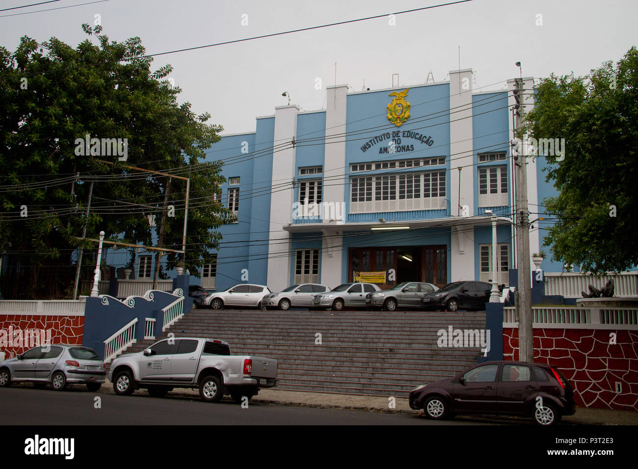 MANAUS, AM - 28.10.2015: INSTITUTO DE EDUCAÇÃO DO AMAZONAS - Fachada do Instituto de Educação do Amazonas, IEA, na  rua Ramos Ferreira, no centro de Manaus. (Foto Alberto César Araújo / Fotoarena) Stock Photo