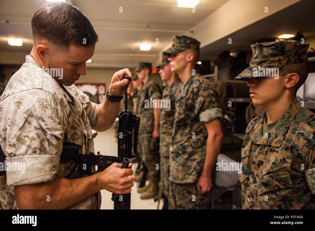 Platoon commanders inspection hi-res stock photography and images - Alamy