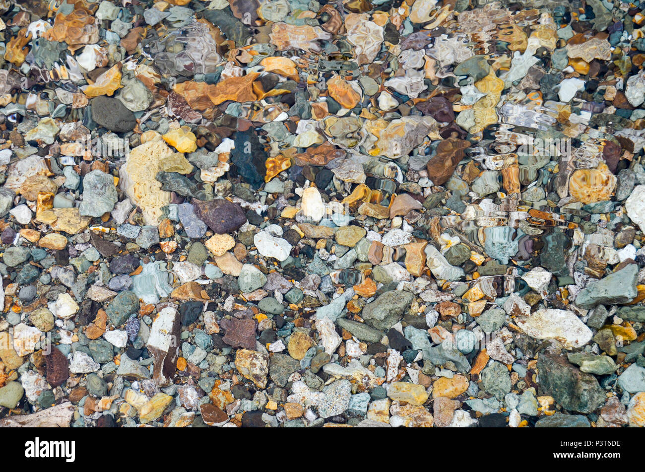 colorful sediment, Iceland Stock Photo