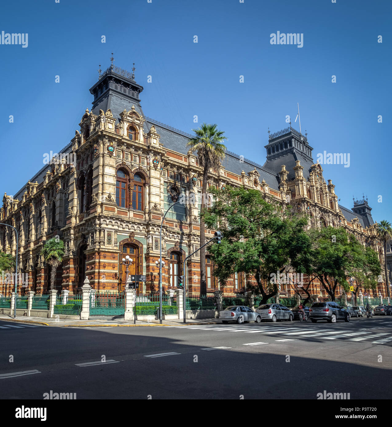 Palacio de las Aguas Corrientes , Water Company Palace - Buenos Aires, Argentina Stock Photo