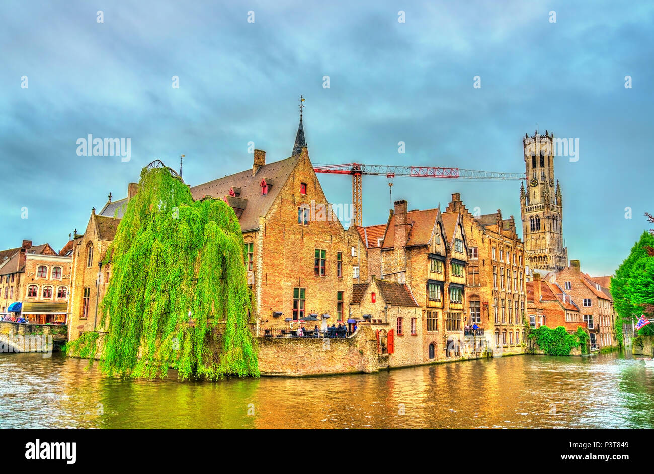 Traditional houses in Bruges, Belgium Stock Photo Alamy