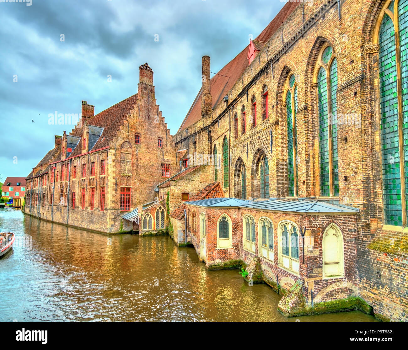 Traditional houses in Bruges, Belgium Stock Photo Alamy
