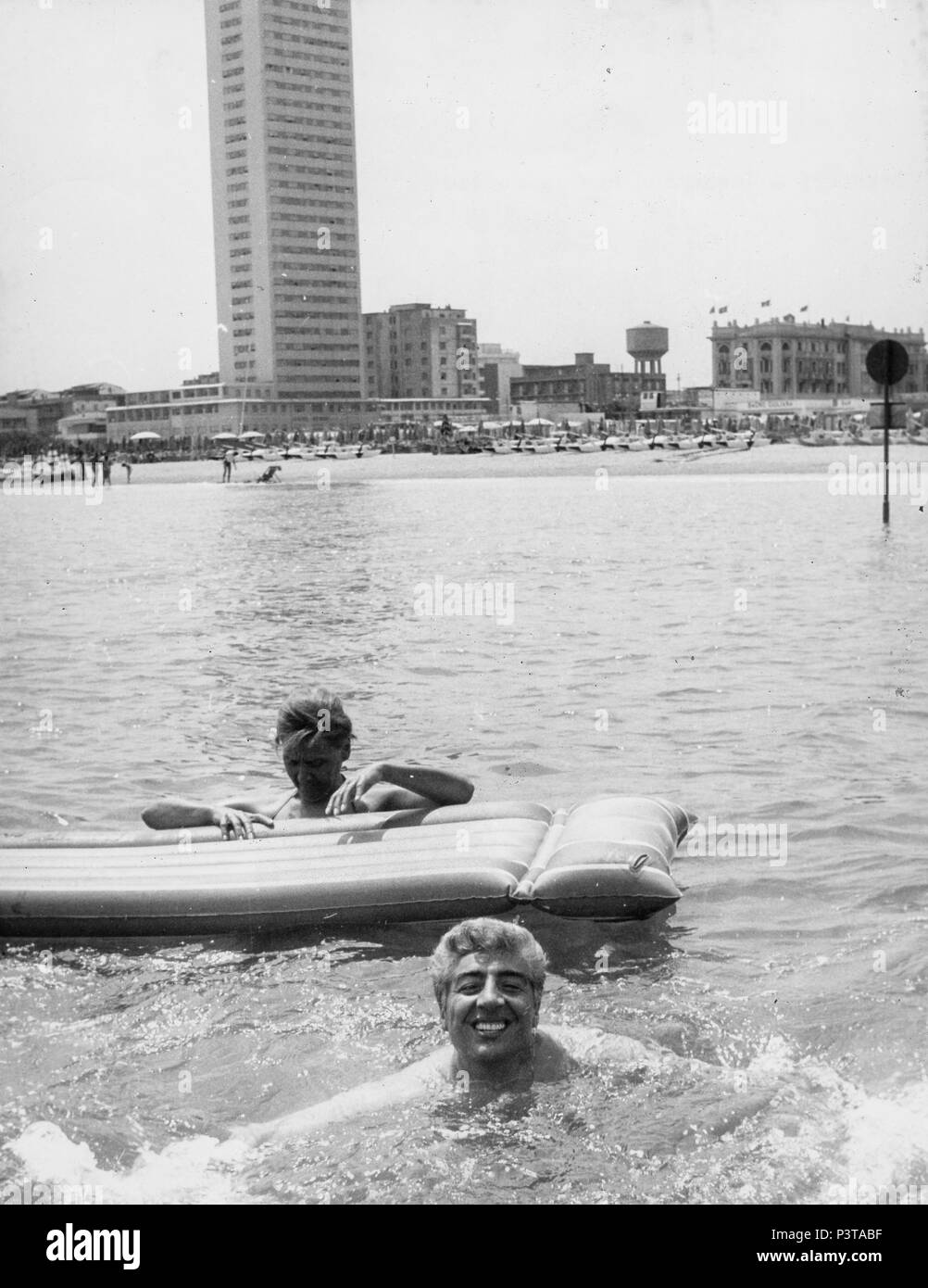 gino bramieri and wife, 60s Stock Photo Alamy