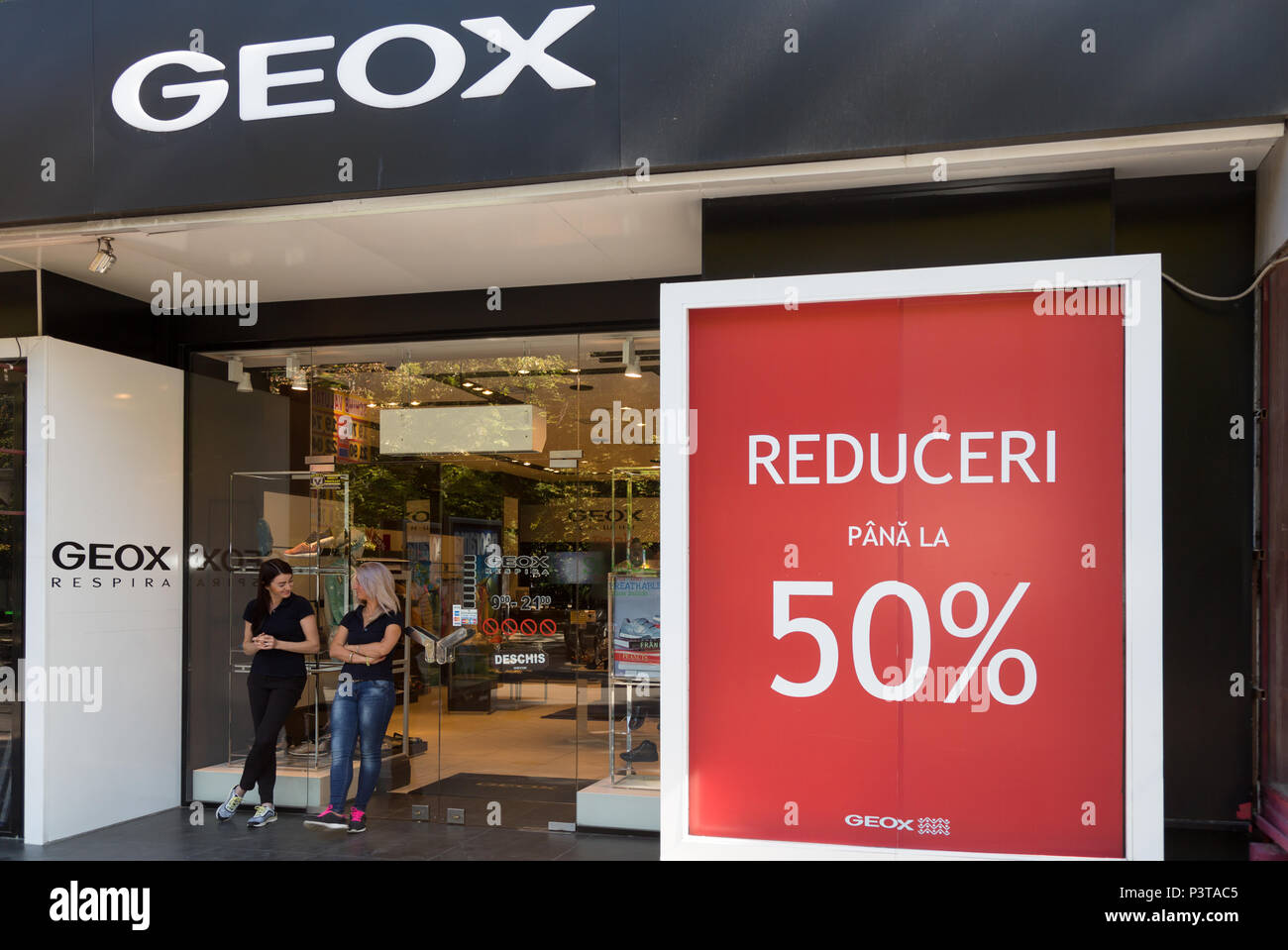 Republic of Moldova, Chisinau - Italian shoe brand GEOX Stock Photo - Alamy
