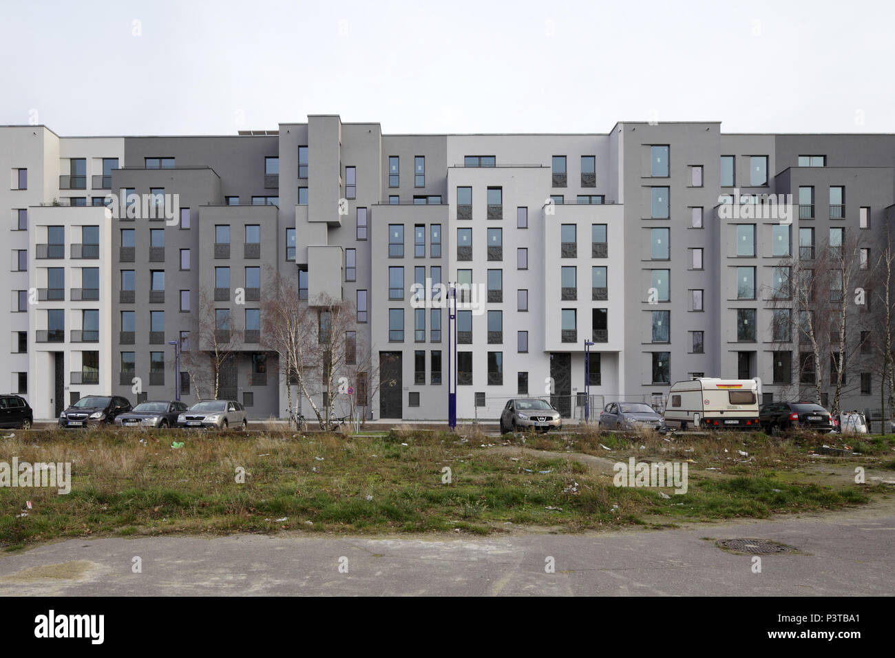 Berlin, Germany, new housing development on the peninsula Stralau in