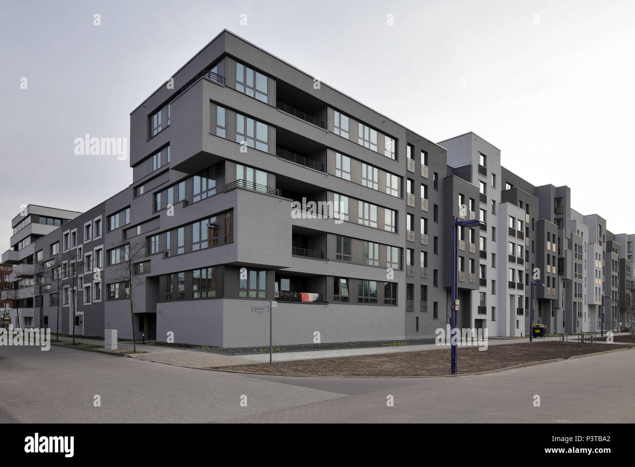 Berlin, Germany, new housing development on the peninsula Stralau in