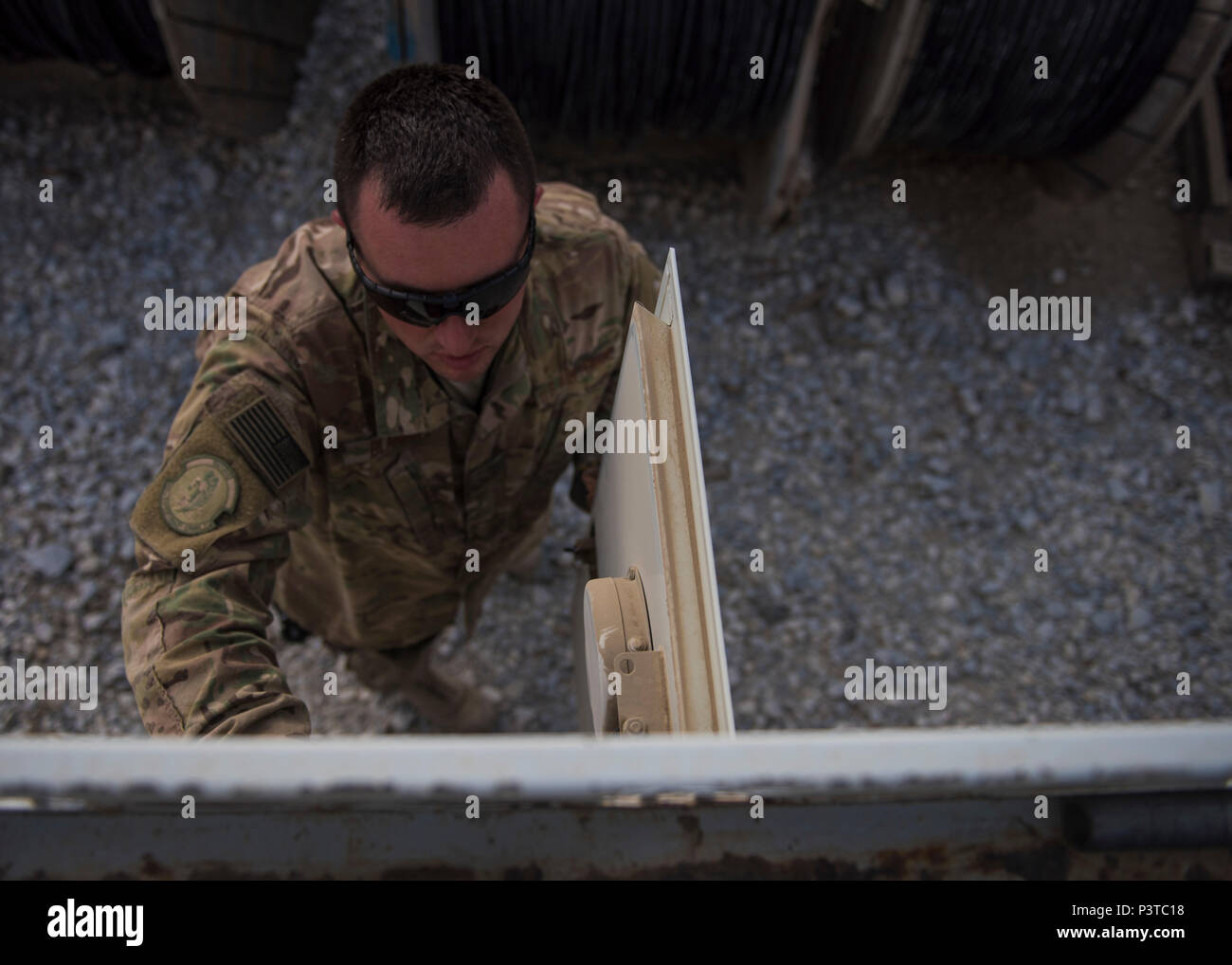 Staff Sgt. Corey Blanar, 455th Expeditionary Communications Squadron ...