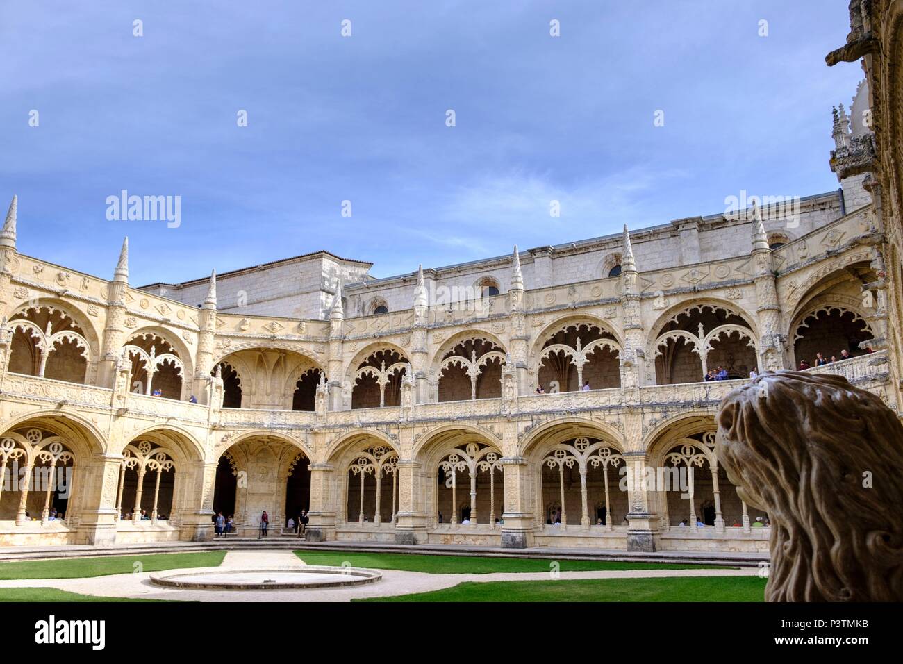 Mosteiro dos Jeronimos Cloisters, Belem District, Lisbon, Portugal Stock Photo